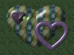3-D Heart Collage