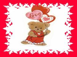 A VALENTINE BEAR