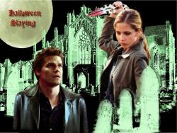 Buffy and Angel Halloween Slaying
