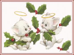 Christmas Angels Kitten