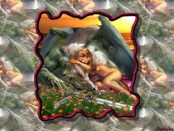 Fantasy Sleeping Dragon