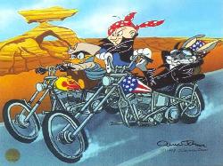 LOONEY EASY RIDERS