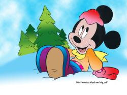 Cool winter day with MICKEY