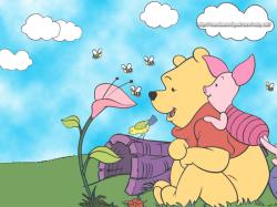 Pooh & Piglet Reading Bedtime Story