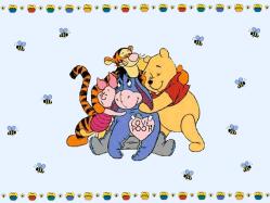 Pooh Bear Group Hug