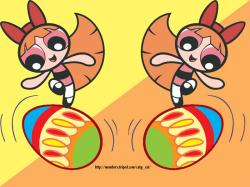 Blossom dancing on Easter Egg