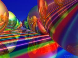 Surrealistic Rainbows Desktop Wallpaper