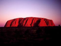 uluru sunset