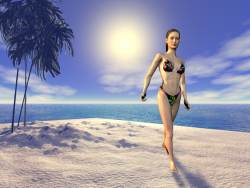 Beach Baby 3D