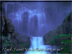 Waterfall Rain Active Wallpaper