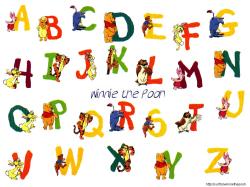Winnie the Pooh Alphabet
