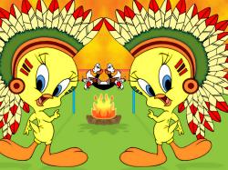 Red Indian TWEETY wallpaper